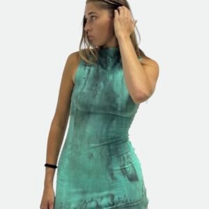 mini dress - aqua - criticalpoetry