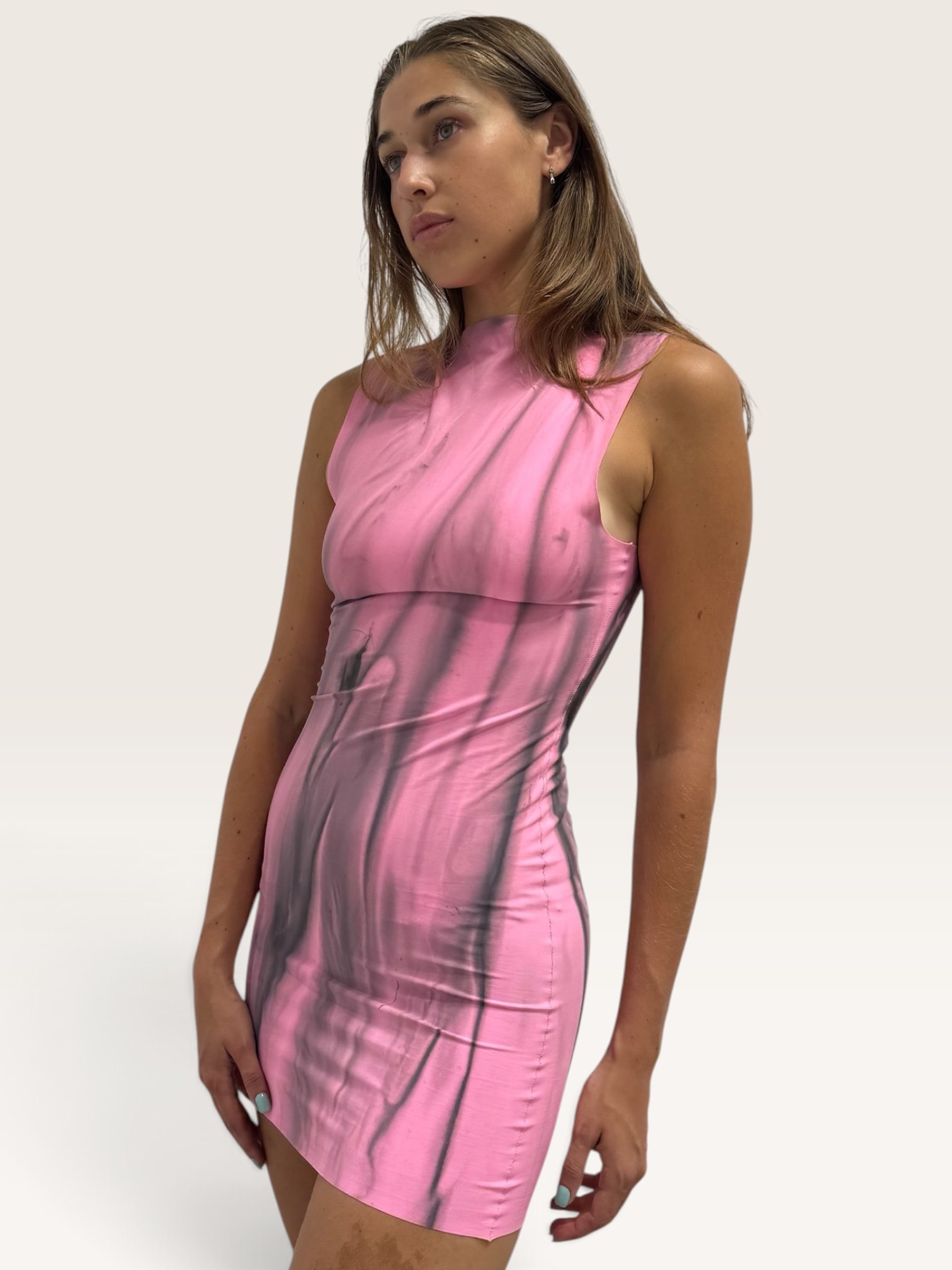 mini dress - candy pink - criticalpoetry